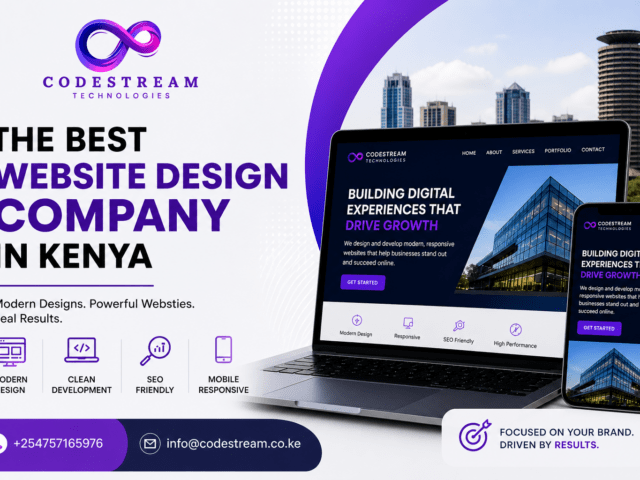 The Best Website Design Company in Kenya (Codestream Technologies)
