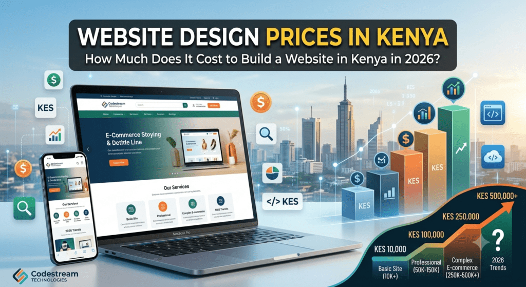Website Design Prices in Kenya (How Much Does It Cost to Build a Website in Kenya in 2026?)