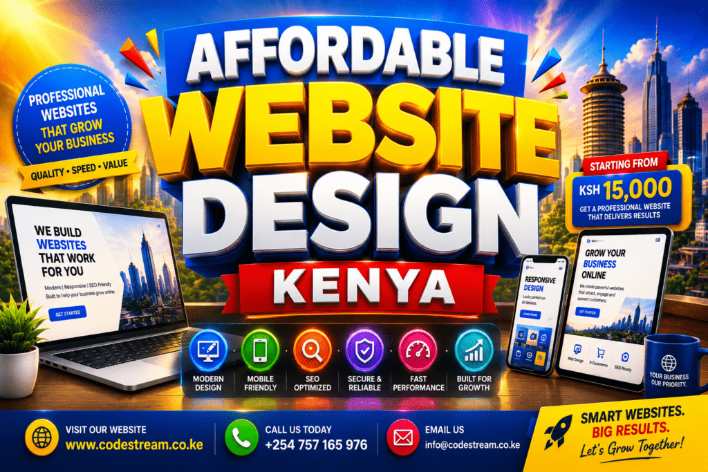 Affordable Website Design Kenya